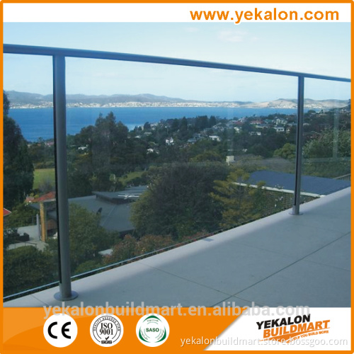 Free sample hot sale wall stainless steel aluminum railing system